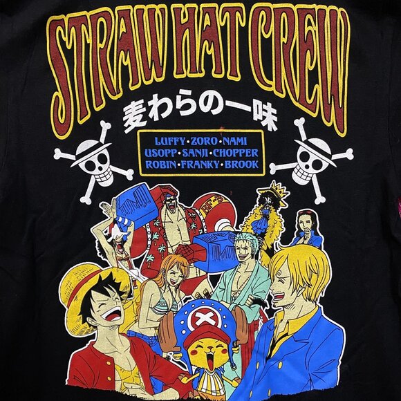 One piece Thousand Sunny Straw Hat Crew Anime T-Shirt M - Picture 5 of 6